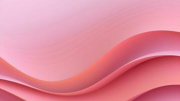 AI generated an abstract pink background with wavy lines photo