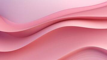 AI generated an abstract pink background with wavy lines photo