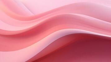 AI generated an abstract pink background with wavy lines photo