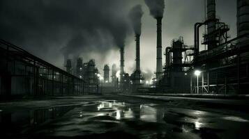 AI generated manufacturing industrial zones urban photo