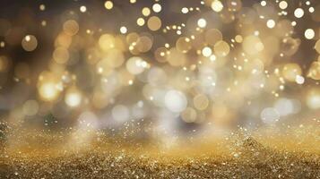 AI generated glamorous glitter elegant background photo