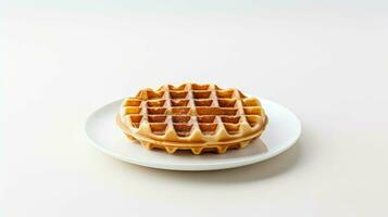 AI generated brunch background waffle food photo