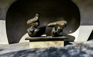 Washington DC, US - 12.16.2023 Sculpture at the in the Hirshhorn Museum and Sculpture Garden on Independence Avenue and Seventh Street SW photo