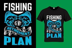 pescar citar increíble camiseta diseño ilustrador vector