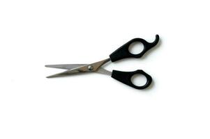 Professional haircutting scissors for haircuts. photo