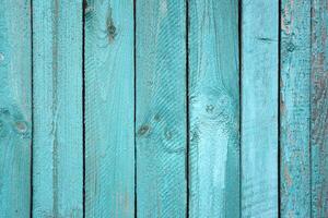 Blue wood background, old wooden wall, painted texture. photo