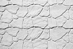 The light white stone wall texture. Background. photo