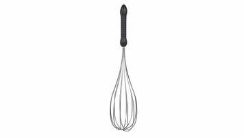 Egg Whisk isolated object video