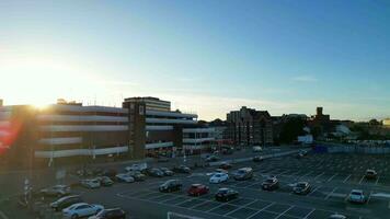 High Angle View of Central Luton City of England United Kingdom. October 23rd, 2023 video