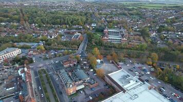 Antenne Aussicht von letchworth Garten Stadt von England Vereinigtes Königreich. November 11., 2023 video