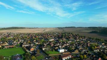 High Angle View of Sixth Form College Area of East Luton City of England United Kingdom. October 30th, 2023 video