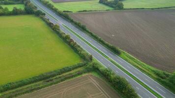 Aerial Footage of Beautiful Countryside Landscape of England video