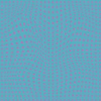 simple abstract seamlees popart pink color small wavy distort pattern on popart fest color background vector