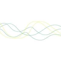 modern simple abstract seamlees yellow and green color chaotic line pattern vector