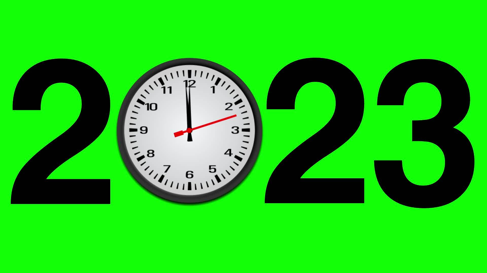 New Year Countdown 2024 Green Screen 36039158 Stock Video at Vecteezy