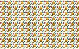 School Stuff Pattern vector