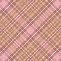 Tartan plaid pattern with texture and summer color. vector