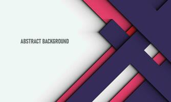 Geometric stripes overlapping with shadow on background. vector