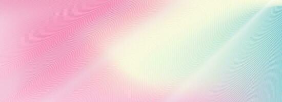 Pastel gradient background with blended lines. vector