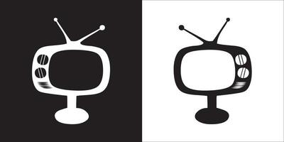 Illustration vector graphics of television icon