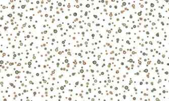 Gray, purple, orange vector texture with disks or colorful water drops on white background.
