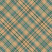 Tartan plaid pattern with texture and summer color. vector