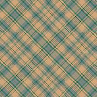 Tartan plaid pattern with texture and summer color. vector