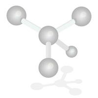 Isometric Molecule Vector