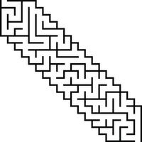 Kids riddle, maze puzzle, labyrinth vector illustration