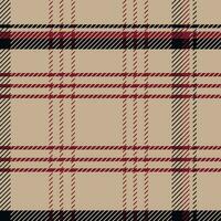 Geometric vector pattern. Warm brown plaid plaid of warm colors for gift paper, textiles. For the design.