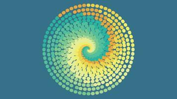 Abstarct spiral round deep space theme simple background. vector