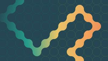 Abstract wavy line dotted hole background. vector