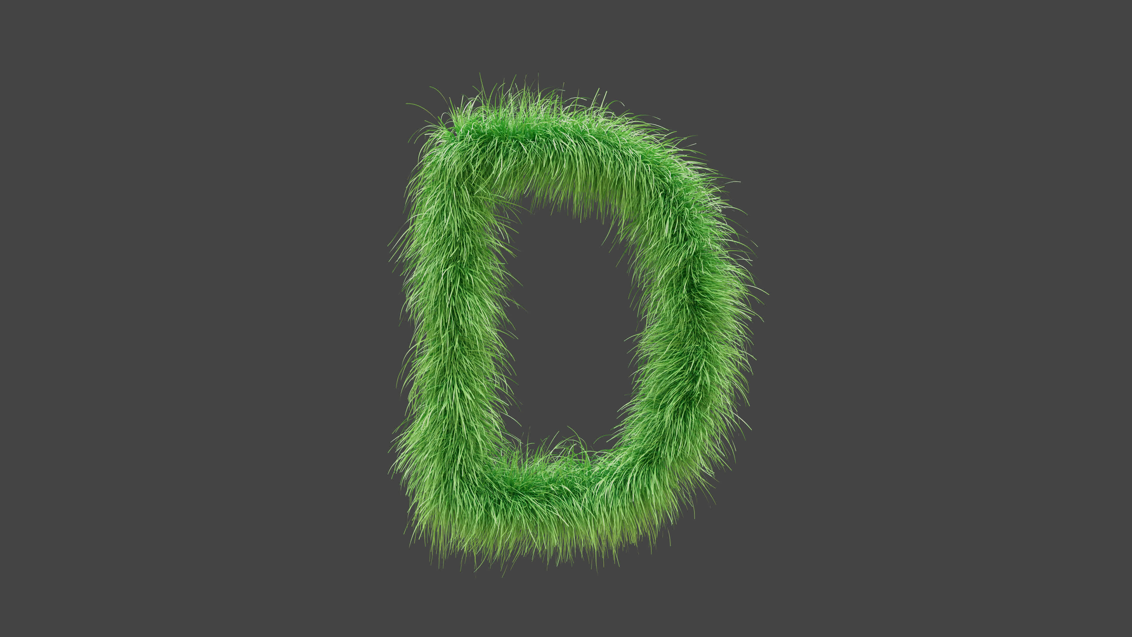 3D animation green grass letter D 36040839 Stock Video at Vecteezy