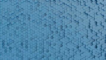 3D animated background of hexagons video