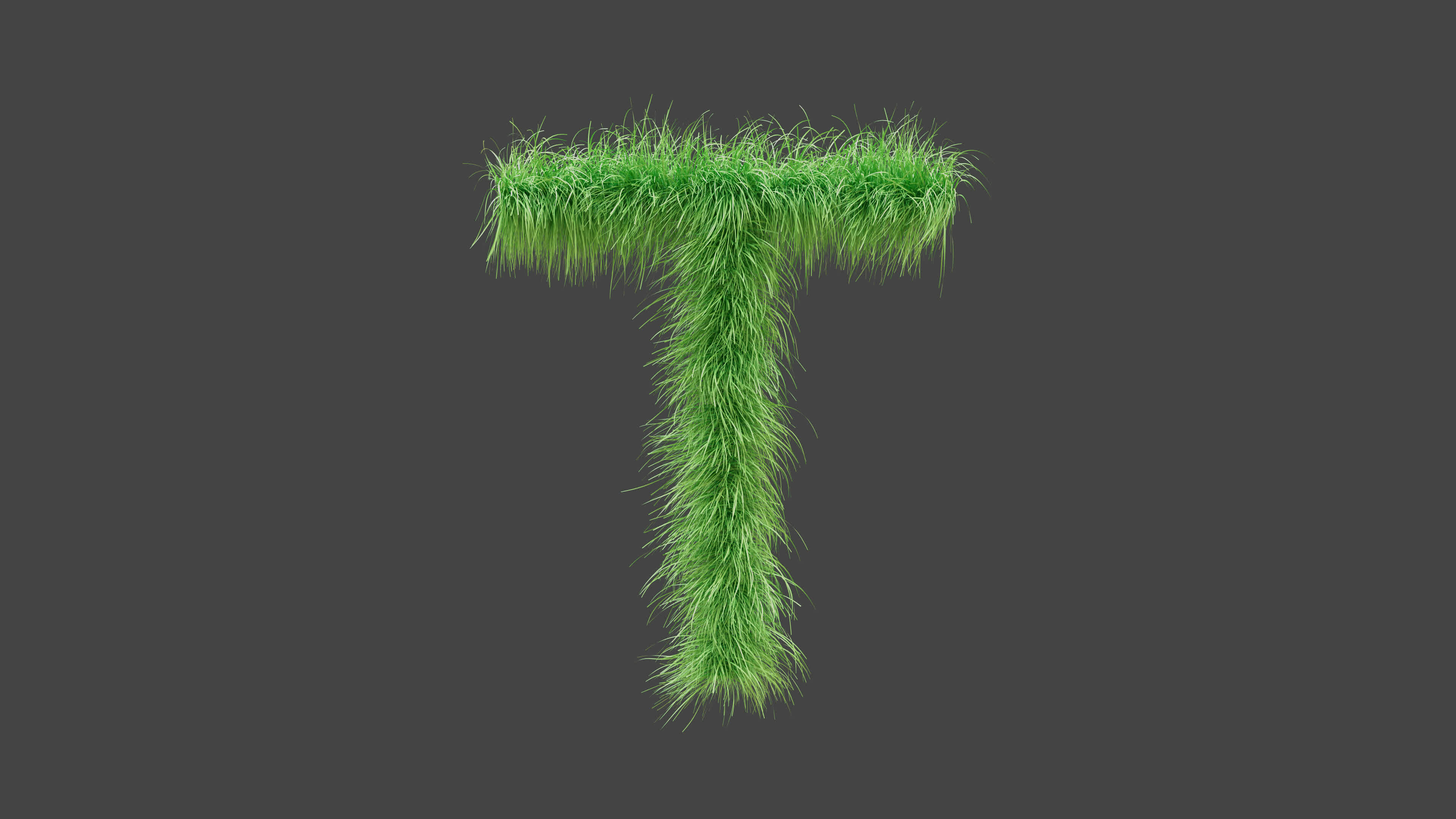 3D animation green grass letter T 36040892 Stock Video at Vecteezy