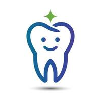 dientes diente logo diseño vector ilustración