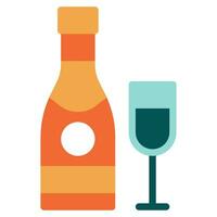 Champagne icon for uiux, web, app, infographic, etc vector