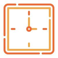 reloj icono para uiux, web, aplicación, infografía, etc vector