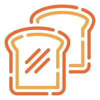 Toast icon for uiux, web, app, infographic, etc vector
