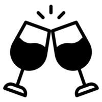 Cheers icon for uiux, web, app, infographic, etc vector