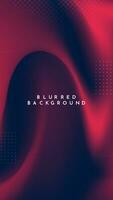 Gradient blurred background in shades of dark red. Ideal for web banners, social media posts, or any design project that requires a calming backdrop vector