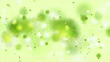 Light green shiny summer leaves abstract video animation