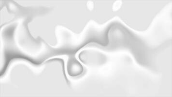 Grey abstract smooth liquid waves video animation