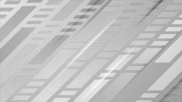 Grey tech abstract geometric video animation