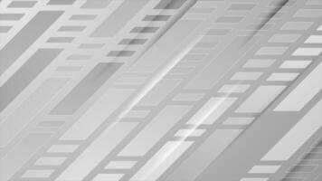 Grey tech abstract geometric video animation