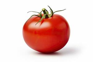 AI generated Tomato isolated on white background. AI Generated photo