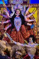 Devi Durga the Fierce embodiment of divine strength and protection, worshipped during Navaratri photo