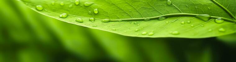 ai generado verde hoja naturaleza antecedentes. ai generado foto