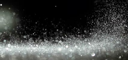 Sparkling glittering lights abstract background photo