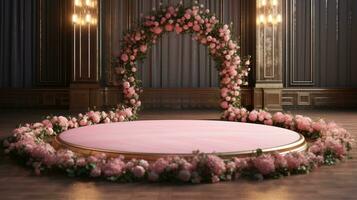 AI generated Opulent wedding design for your creative work photo
